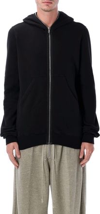 Rick Owens Mens Drkshdw Gimp Hoodie In Slub Fleece - Black Cotton - Size Medium