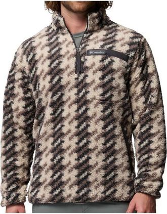 Columbia Rugged Ridge High Pile Half Zip Fleecepullover f&uuml;r Herren | braun