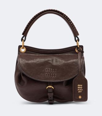 Miu Miu Rendez-vous leather shoulder bag