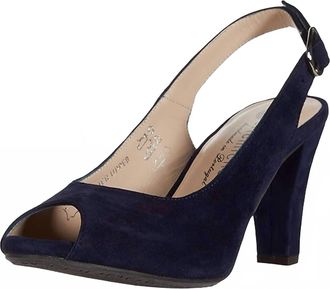 Eric Michael Womens Piper Heel In Navy