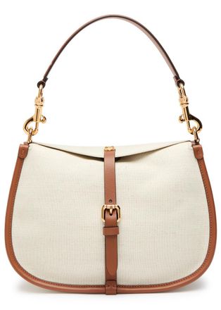 Etro Pony Canvas and Leather Cross-body bag - Beige - One Size