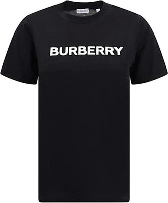 Burberry T-Shirts, female, Black, Size: XS Jwear T-Shirt