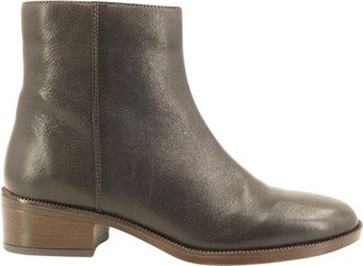Geox Enkellaarsjes - Dames - Enkellaarsjes - Bruin - 37 EU - Leer - Schoenen