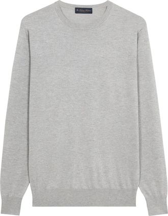 Brooks Brothers Trui met ronde hals - Grijs