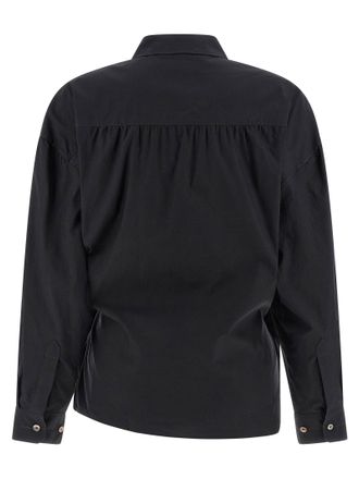 Christophe Lemaire Cotton-Silk Twisted Shirt - Black