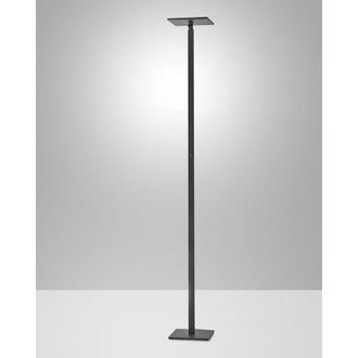 Fabas Luce L&aacute;mpara de pie de aluminio negra h.180 cm fabas 35w cct