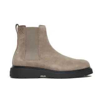 Calvin Klein Chelsea Boots, male, Gray, Size: 10 US Combat Ess Chelsea Boot