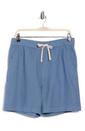 Lucky Brand Dobby Drawstring Shorts in China Blue at Nordstrom Rack, Size Xx-Large