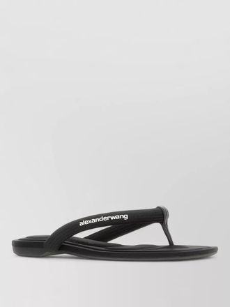 Alexander Wang jenna fabric thong sandals flat sole