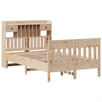 vidaXL Vidaxl - Estructura De Cama Sin Colch&oacute;n Madera Maciza De Pino 135x190 Cm