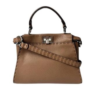 Fendi Pre-owned Vintage Schoudertas - Dames - Vintage Handtas - Bruin - ONE Size - Leer - Vintage