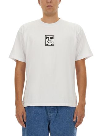Obey White Crew Neck T-Shirt