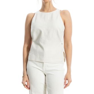 Max Studio Tie Back Tank in Natural at Nordstrom Rack, Size X-Large