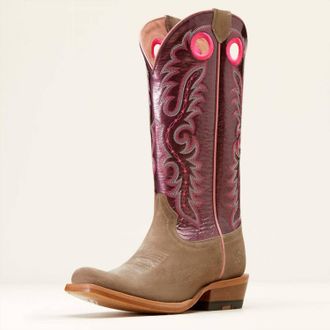 Ariat Womens Futurity Boon Western Boot In Fine Wine