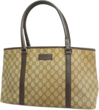 Gucci Pre-owned Tote Bags, female, Brown, Size: ONE SIZE Pre-owned Vintage Tote Bag