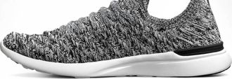 Athletic Propulsion Labs Womens Techloom Wave Sneaker In Heather Grey/black/white