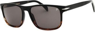 David Beckham Rectangle Full Rim Sunglasses - Black