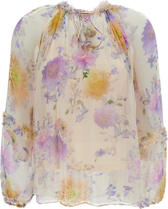 Zimmermann Luna Ruffle Blouse