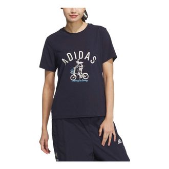adidas (WMNS) adidas Graphic T-Shirt Asia Sizing Navy JM4960