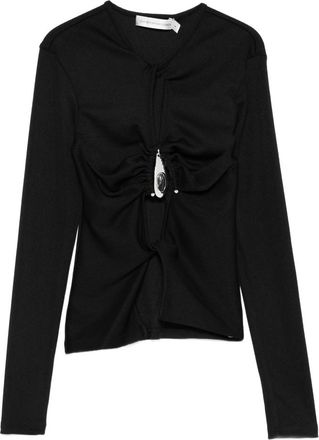 CHRISTOPHER ESBER Crystal-pendant Open-twist Top