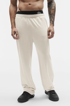 Alo | Double Take Straight Leg Pants in Bone, Size: Large