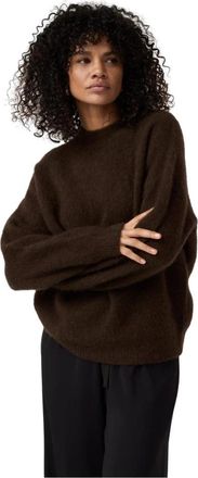 Alchemist Jos&eacute; Sweater - Dames - Ronde hals truien - Bruin - XL - Wol - Truien & Vesten