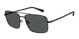 A|X Armani Exchange AX2054S 600087 Mens Sunglasses Black Size 57