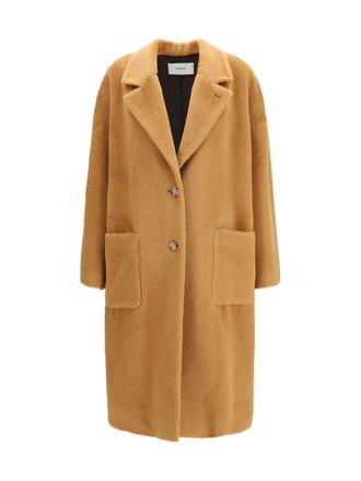Lardini Alpaca and Wool-Blend Coat - Beige