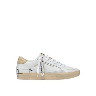 Crime London Schoenen, Heren, Wit, 43 EU, Leer, SK8 Deluxe