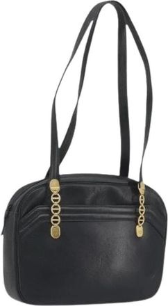 Dior Pre-owned Tote Bag - Dames - Vintage Schoudertas - Zwart - ONE Size - Leer - Vintage