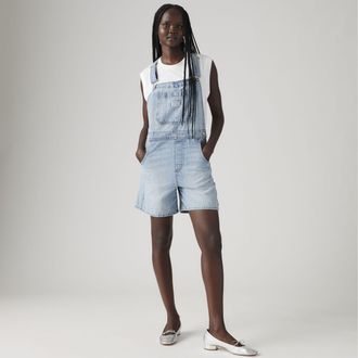 Levi's Utility Lightweight Shortalls - Womens - 2XS - Blue