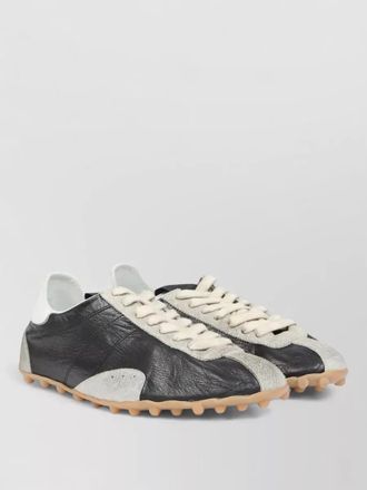 Maison Margiela sprint low top sneakers contrast panels