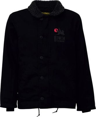 Edwin Giacca con colletto - - Jackets - Uomo - Blu - L