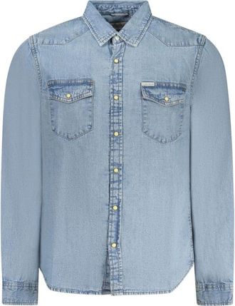 Guess Uomo, Magliette, Blu, XL, new