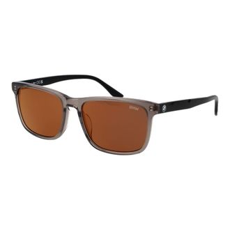 BMW Gray Plastic Mens Sunglasses