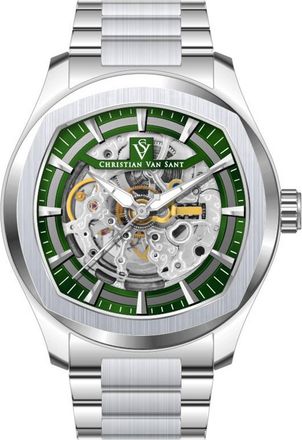 Christian Van Sant Mens Romeo Green Dial Watch