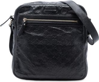 Gucci Pre-owned Gucci Guccissima Crossbody Unisex 201448 493075