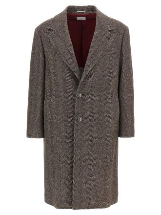 Brunello Cucinelli Single-Breasted Cashmere Coat