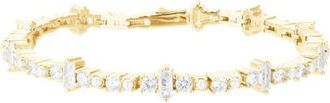 Untamed Petals Monroe Crystal Bracelet in Metallic Gold at Nordstrom