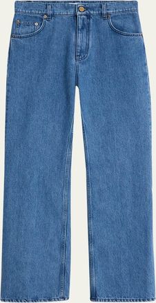 Gabriela Hearst Mens Rey Straight Leg Cotton Denim Jeans