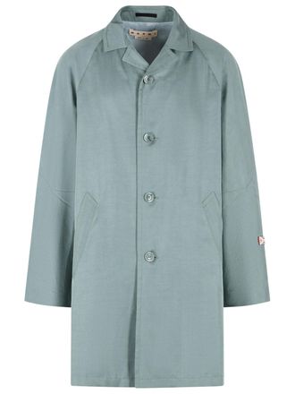 Marni Gabardina Lyocell verde de Marni
