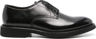 Doucal's leather derby shoes - men - Calf Leather/Calf Leather/Rubber - 41.5 - Black