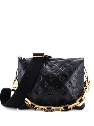 Louis Vuitton Coussin Bag Monogram Embossed Lambskin PM crossbody bag - Black