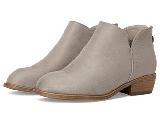 Journee Collection Livvy Bootie Womens Boots Grey : 5.5 W, Suede
