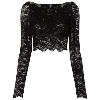 Paco Rabanne Floral-lace Cropped Top