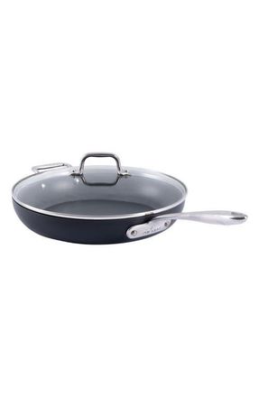 All-Clad HA-1 Expert Hard Anodized Nonstick 12-Inch Fry Pan with Lid in Black at Nordstrom