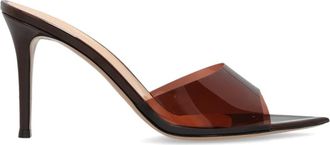 Gianvito Rossi Hakken muiltjes Elle - Dames - Muiltjes - Bruin - 36 EU - Leer - Schoenen