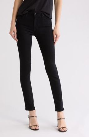 AG - Adriano Goldschmied Faye Skinny Jeans in Opulent Black at Nordstrom Rack, Size 25