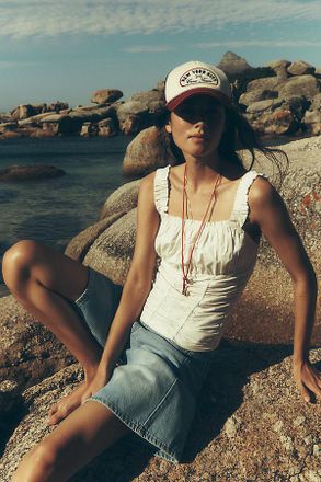 Pilcro The Adi Mid-Rise Relaxed Bermuda Shorts by Pilcro