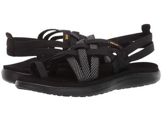 Teva Voya Strappy Womens Shoes Hera Black : 5 B - Medium, Textile